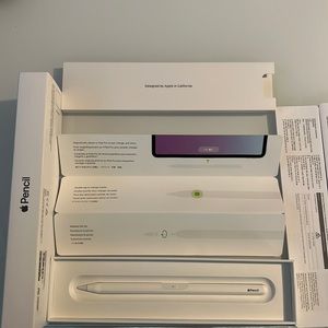 Apple Pencil 2nd Generation: For iPad model with magnetic Apple Pencil connector